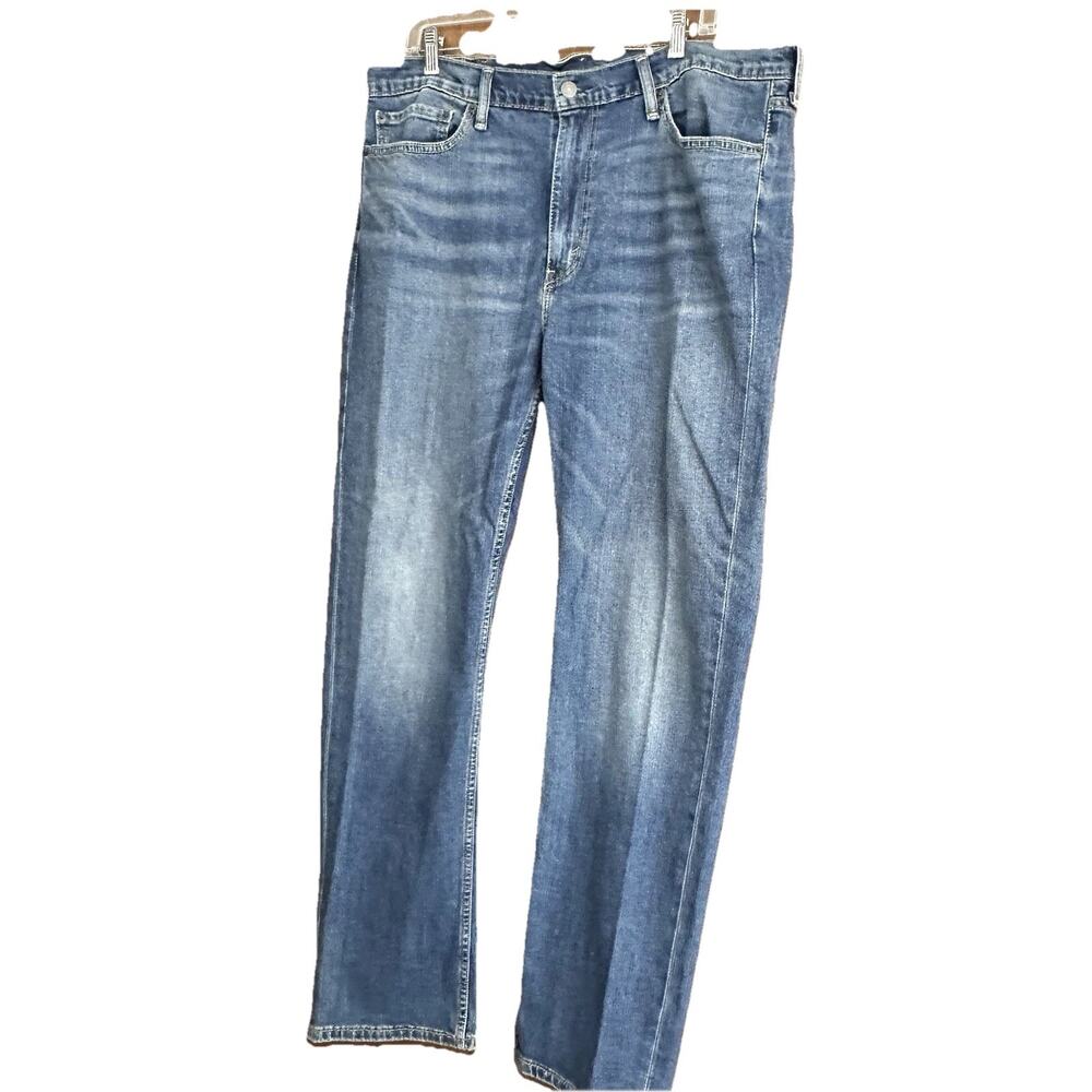 Levis 514 Straight Leg Jeans Men's 38x32 Medium Wash Blue Denim